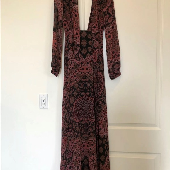 NWT šø For Love & Lemons maxi openback Small Elodi - Picture 4 of 4